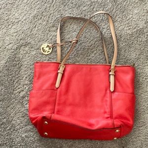 Orange leather Michael Kors Bag
